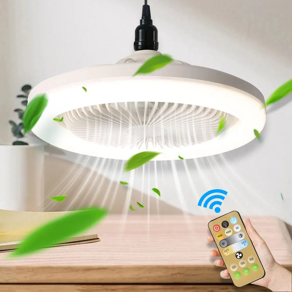 ComfoRelax 30W Ceiling Fan with Remote & LED Light for Home