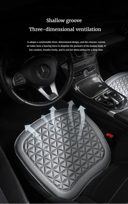 ComfoRelax 3D Suspended  Car Seat Cushion,  Seat Cover With Embossed Pattern  Four Seasons General Fit for Most Cars