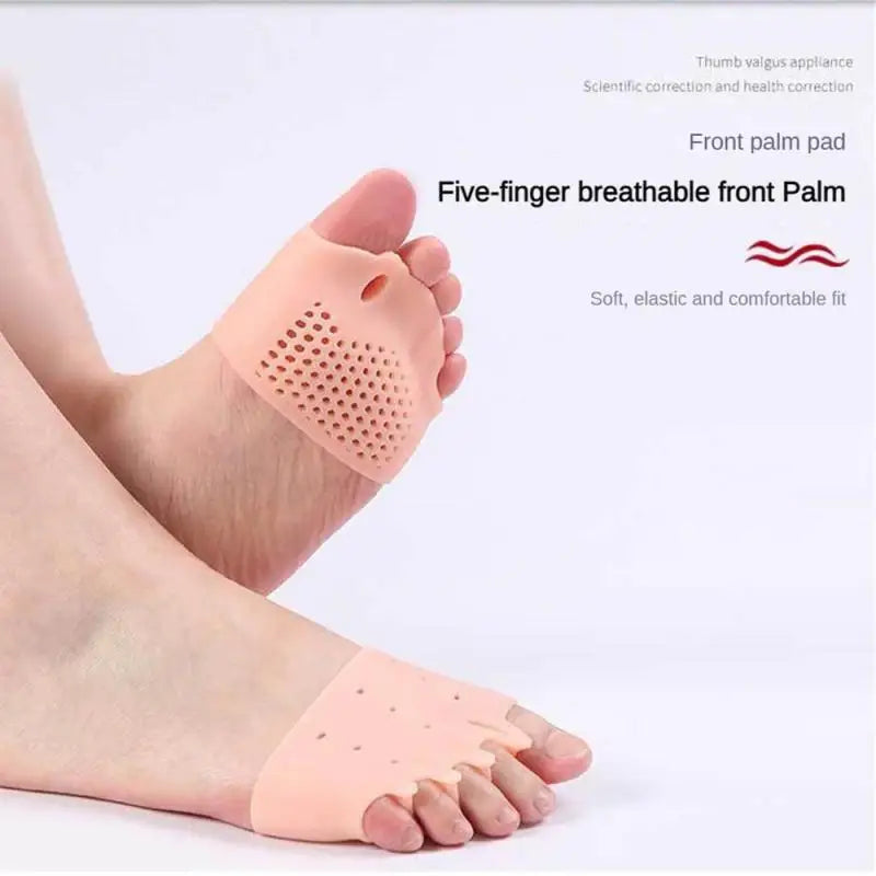 ComfoRelax 2 Comfortable Silicone Front Foot Pads for Foot Health and Bunion Relief, Perfect for outdoors and Home Use