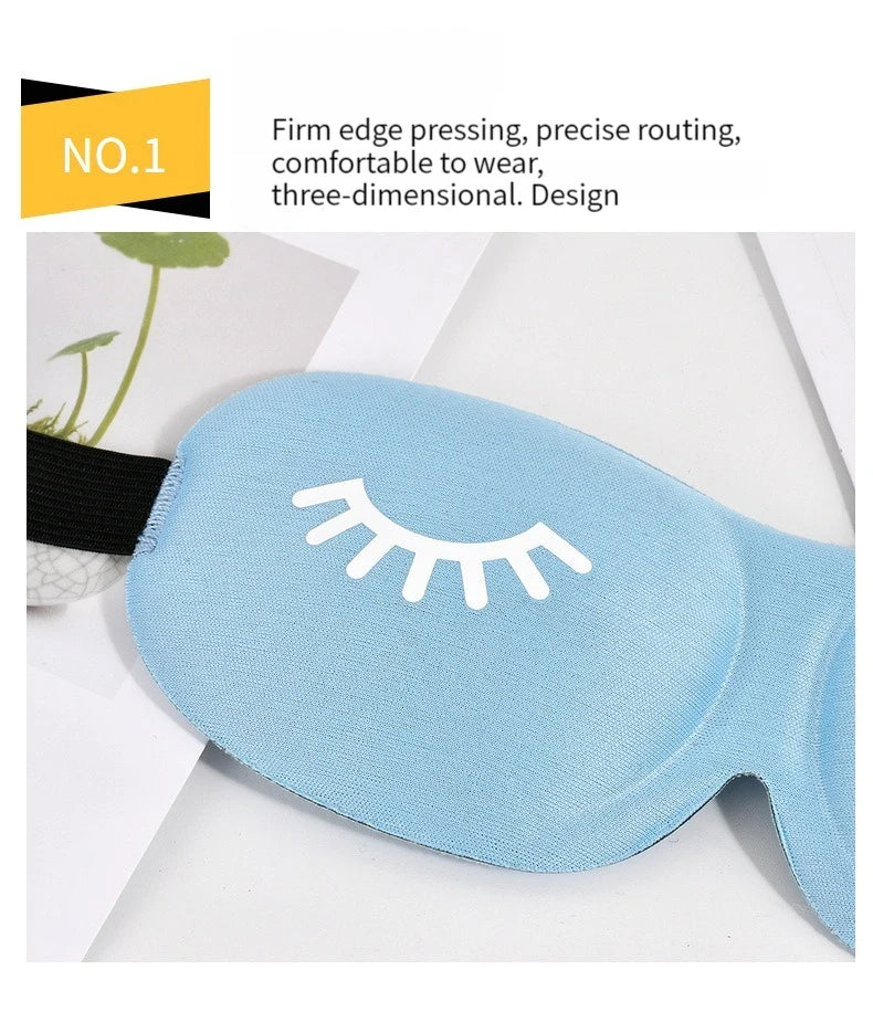 ComfoRelax 3d Sleep Mask Beauty Eyelash Sleeping Eye Mask Eyeshade Sleep Aid Travel Outdoor Home Eyes Rest Relax Eyecover Health Care