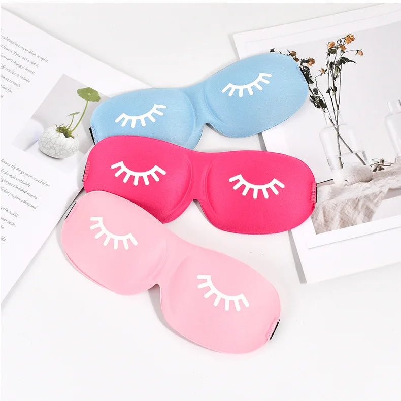 ComfoRelax 3d Sleep Mask Beauty Eyelash Sleeping Eye Mask Eyeshade Sleep Aid Travel Outdoor Home Eyes Rest Relax Eyecover Health Care