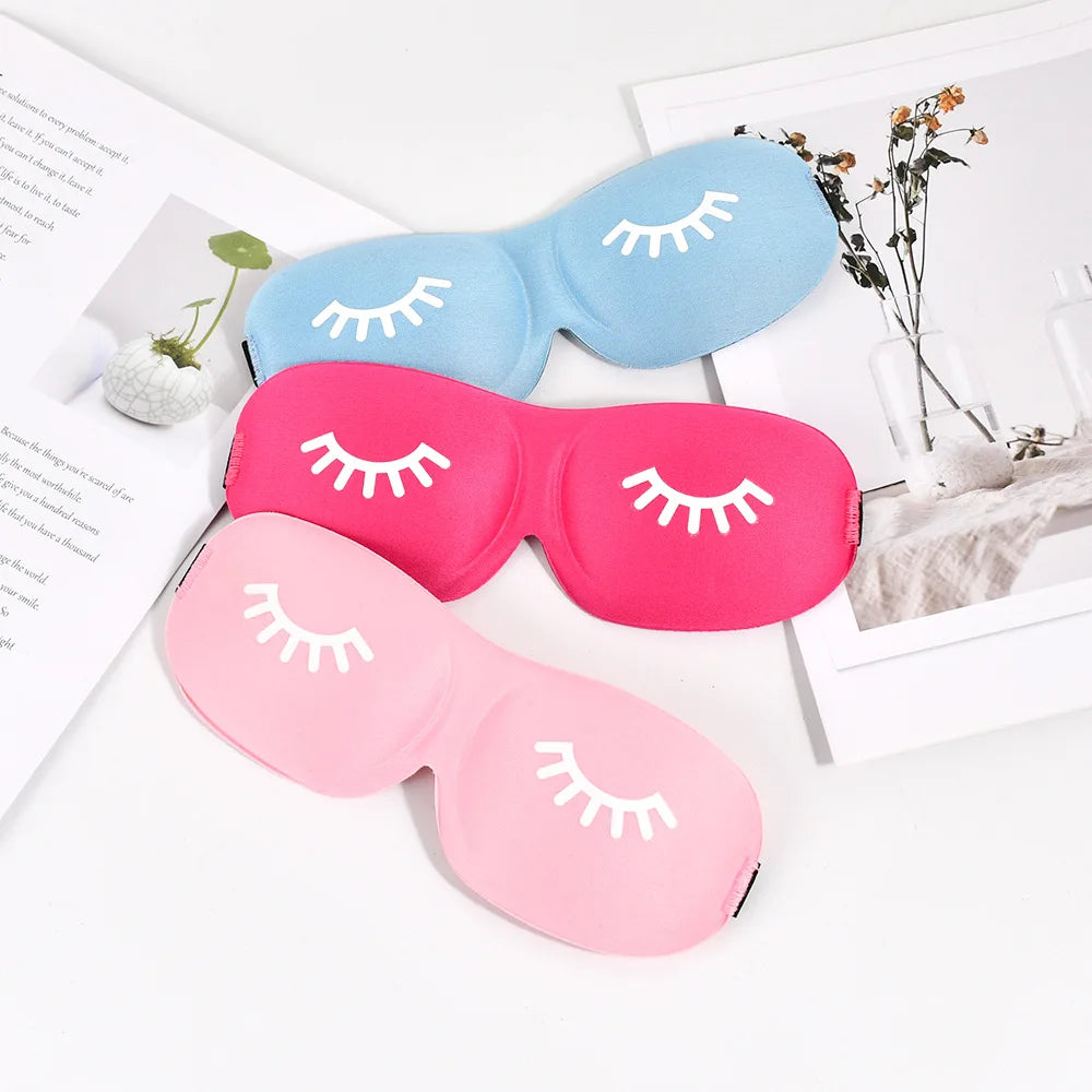 ComfoRelax 3d Sleep Mask Beauty Eyelash Sleeping Eye Mask Eyeshade Sleep Aid Travel Outdoor Home Eyes Rest Relax Eyecover Health Care